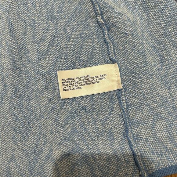 NWT Diane Von Furstenberg for Target Knit‎ Wrap Dress Blue and White size M - Picture 6 of 7